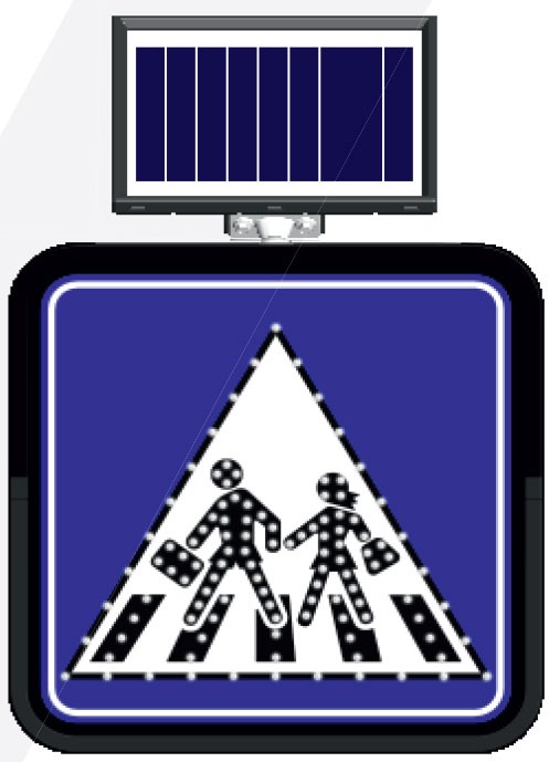 Solar LED'li Trafik Levhaları 11841 FL