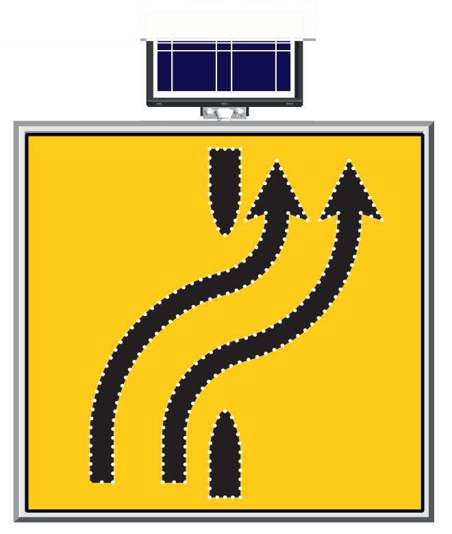 Solar Led'li Yol Bakım Levhaları 11728 S-LD