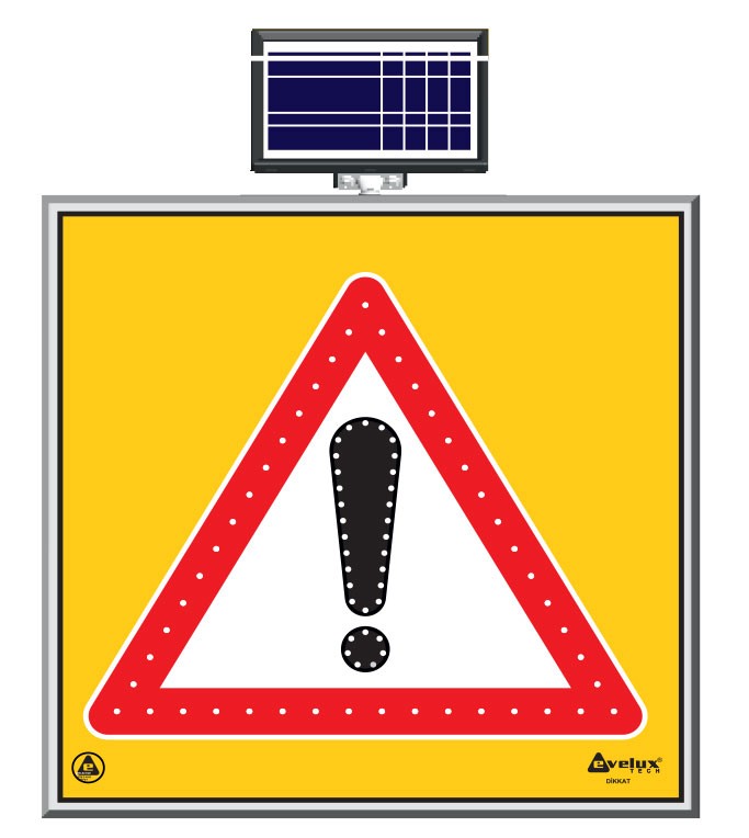 Solar Led'li Yol Bakım Levhaları 11764 S-LD